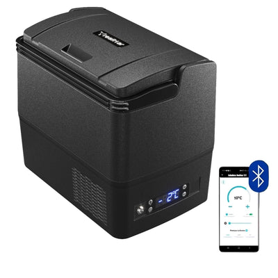 Geladeira Interna 18 Litros 12v 24v Resfriar App Bluetooth - Black