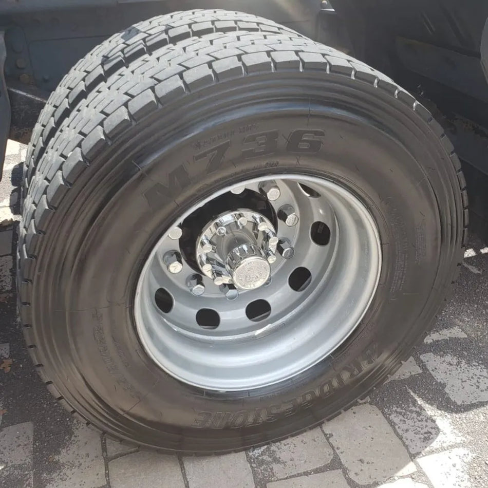 Tampa Cubo Tração Scania Cromada ABS Alta Resistência