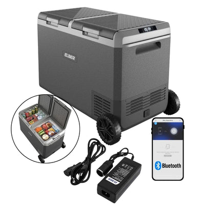 Geladeira Portátil Day2Day 95 Litros Dark PRO com Rodas 12V/24V 110V/220V