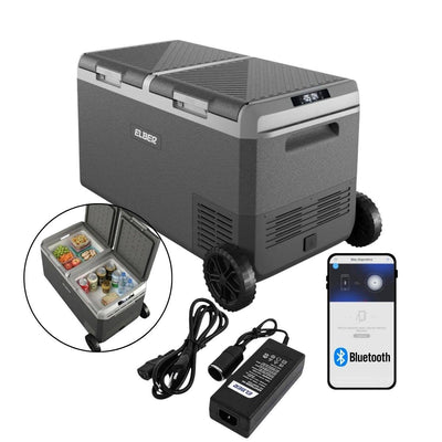 Geladeira Portátil Day2Day 75 Litros Dual Zone Dark PRO com Rodas 12V/24V 110V/220V