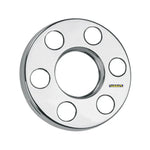 Calota Protetor Roda 6 Furos Traseira Inox Cromado Par