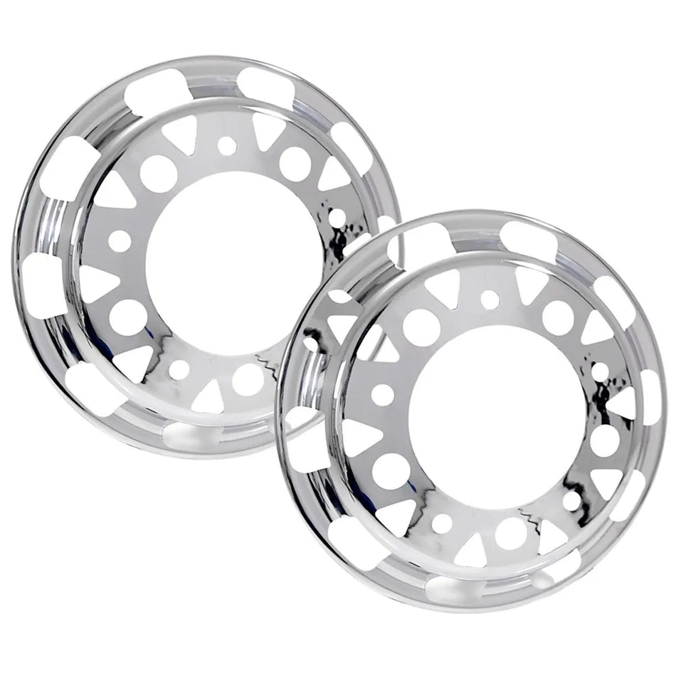 Calota Dianteira Americana Race Truck Ferro Aro 22,5 - Par