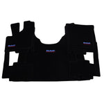 Jogo Tapete Preto DAF XF 7 Peças Borracha Overlock