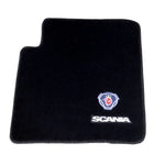 Jogo de Tapete Preto Scania NTG - 6 Peças com Emblema