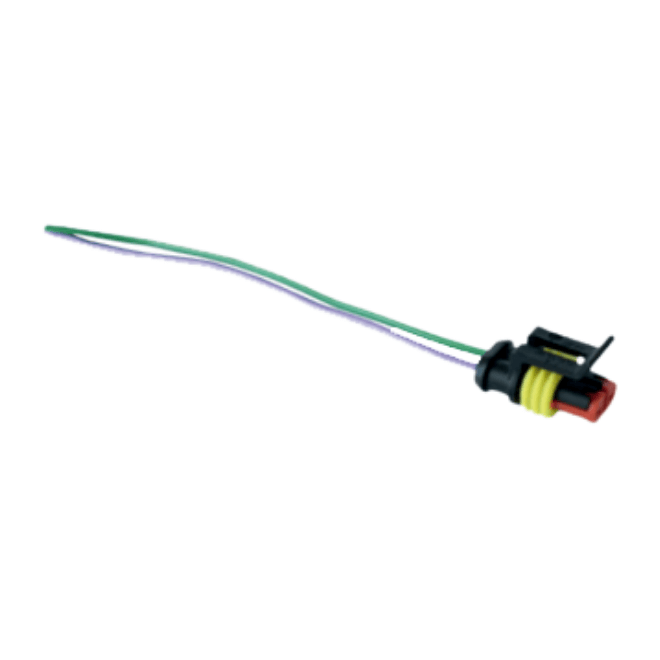 Conector 2 Vias Chicote Elétrico Sinaleira Caminhão