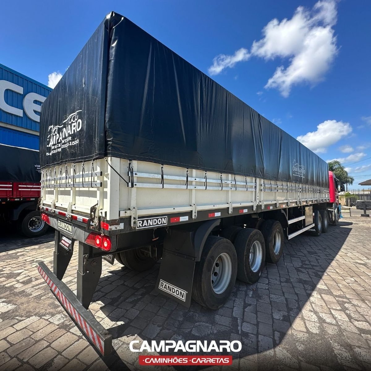 Lona de Vinil para caminhão 14,5 x 4,7 Metros (Impermeável)