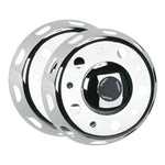 Calota Americana Dianteira Inox Sem Câmara Aro 22,5 - Par