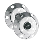 Calota Americana Dianteira Inox Aro 17,5 Sem Câmara - Par