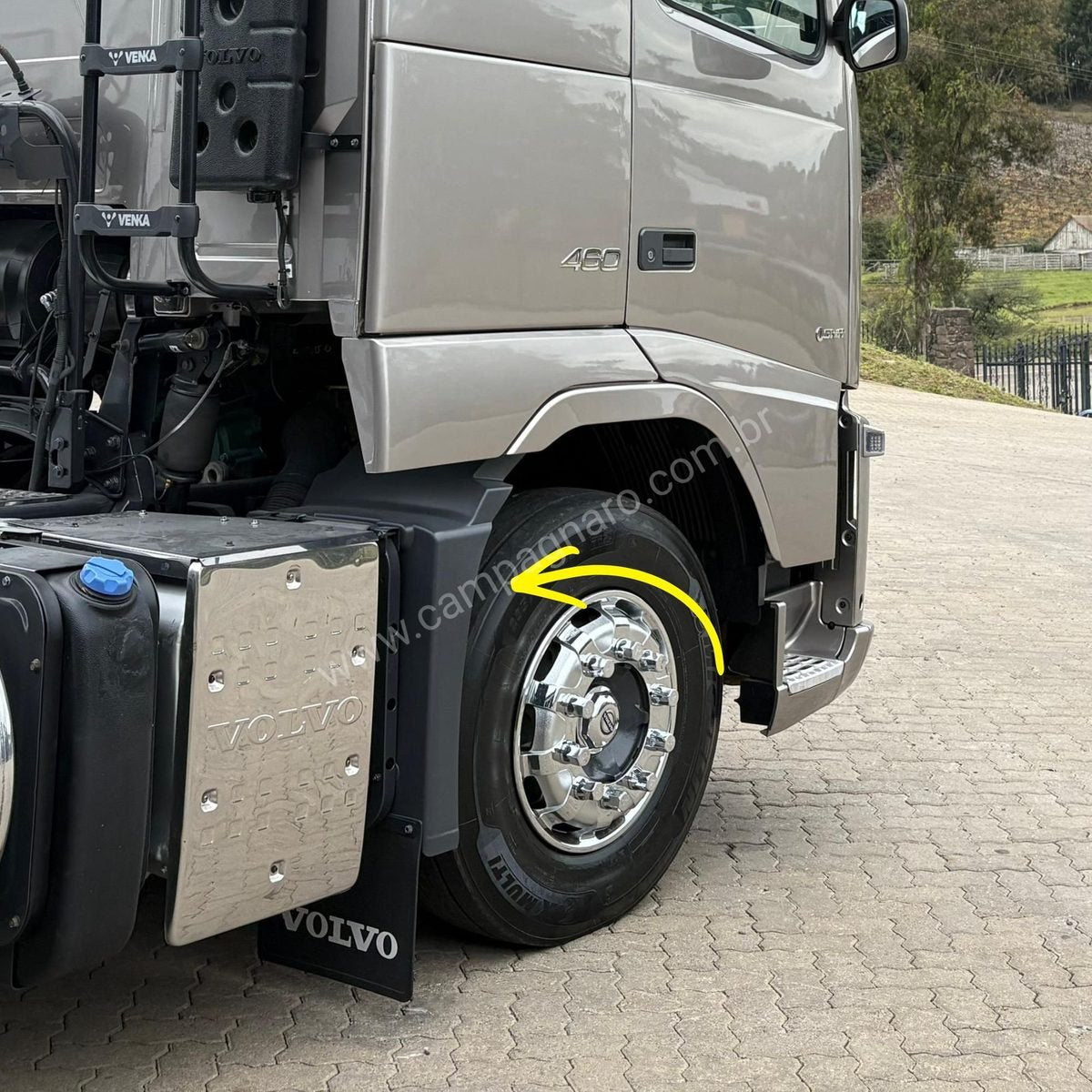 Para-lama de Cabine Dianteiro - Volvo FH / FM / FMX 2004 a 2014