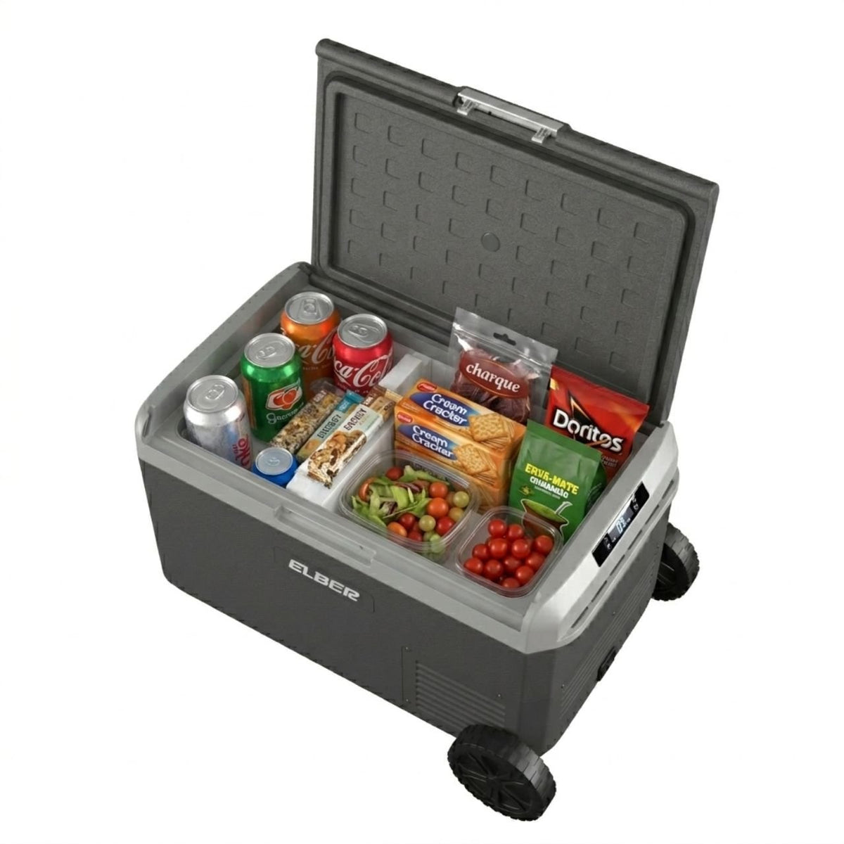 Geladeira Portátil Day2Day 50 Litros Dual Zone Dark PRO com Rodas 12V/24V 110V/220V