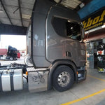 Tampa Catalisador Scania NTG Com Grifo Inox Amil
