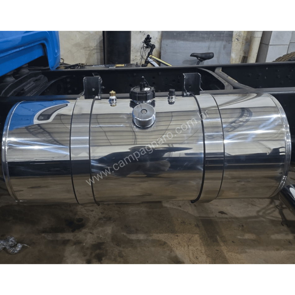 Tanque Combustível 500L Inox Mercedes-Benz Lateral - Amil
