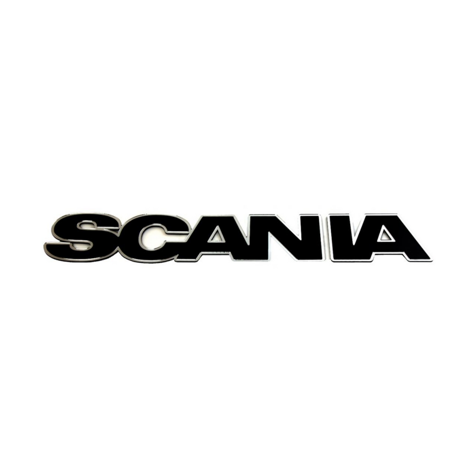 Emblema Grade Frontal Scania NTG Cabine G R S Inox Acrílico