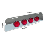 Acabamento Túnel Traseiro Volvo FH New + 4 LED 125mm