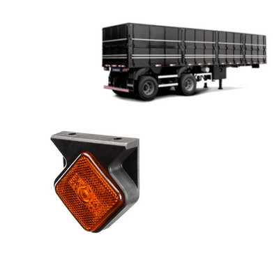 Lanterna Lateral Carreta Guerra de Led -  Bivolt Com Suporte