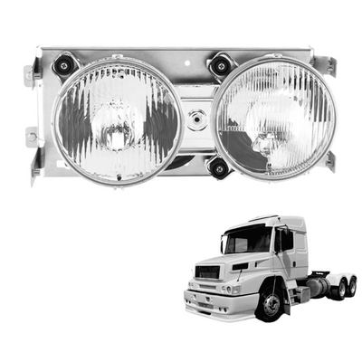 Farol Principal Duplo Mercedes-Benz 1620/1214/1418/1634/1938LS 2002 em diante