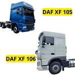 Lateral do Teto DAF XF 105/106 Boff - Lata Metal LE/LD