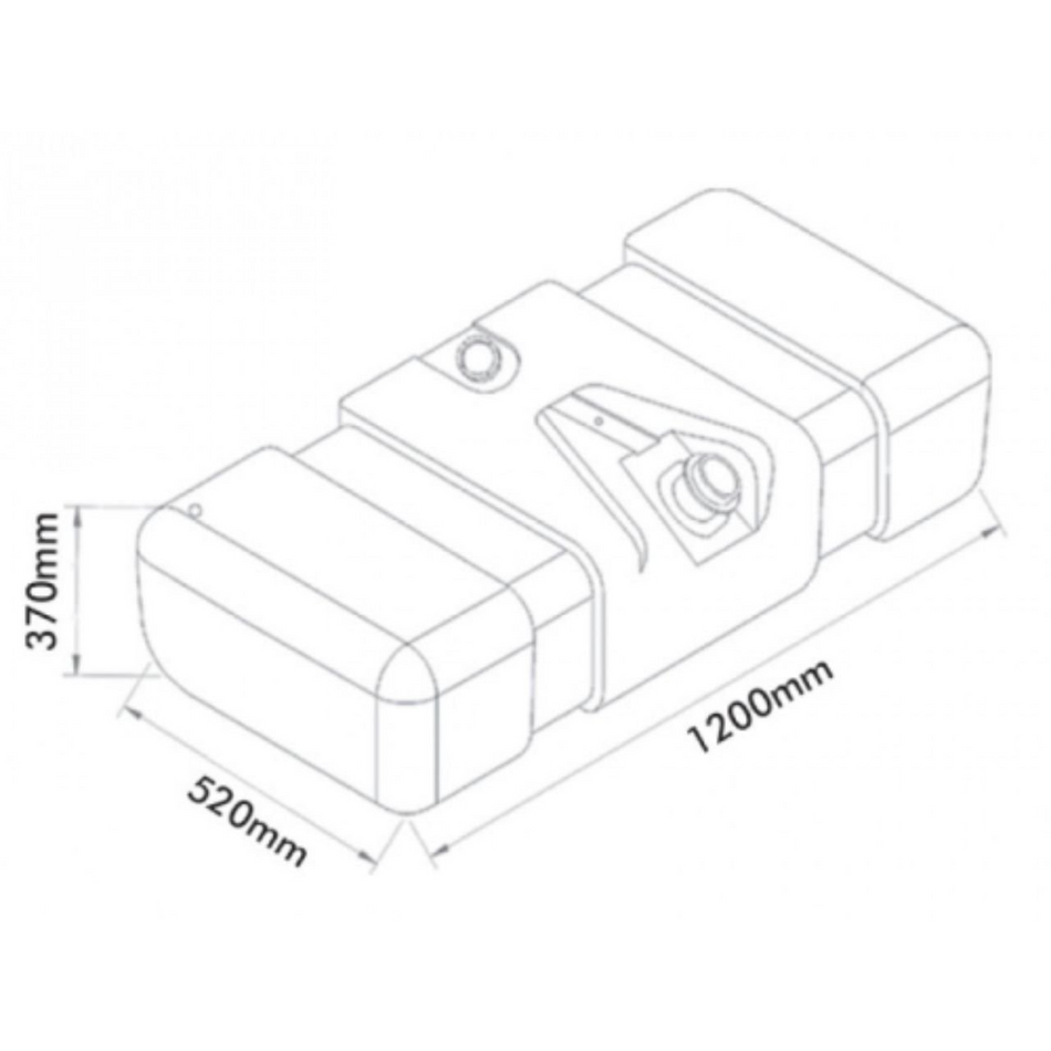Kit Tanque Combustível 150L Mercedes-Benz 709 710 912 914