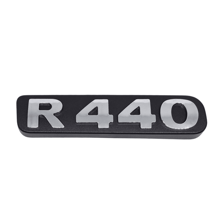 Emblema R440 Scania Série 5 Pintado e Cromado