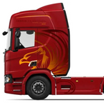 Acabamento Maçaneta Inox Scania 2019-2021 Modelo 2