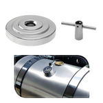 Tampa Antivazamento Inox Tanque Combustível Iveco Volvo Man Daf