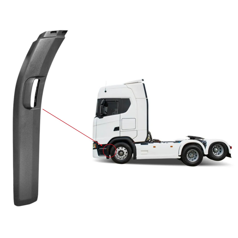 Acabamento Paralama Cabine Scania NTG 660mm BL Fibras