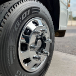 Calota Roda Dianteira Speed Truck Aro 17,5 Cubo Menor 2un