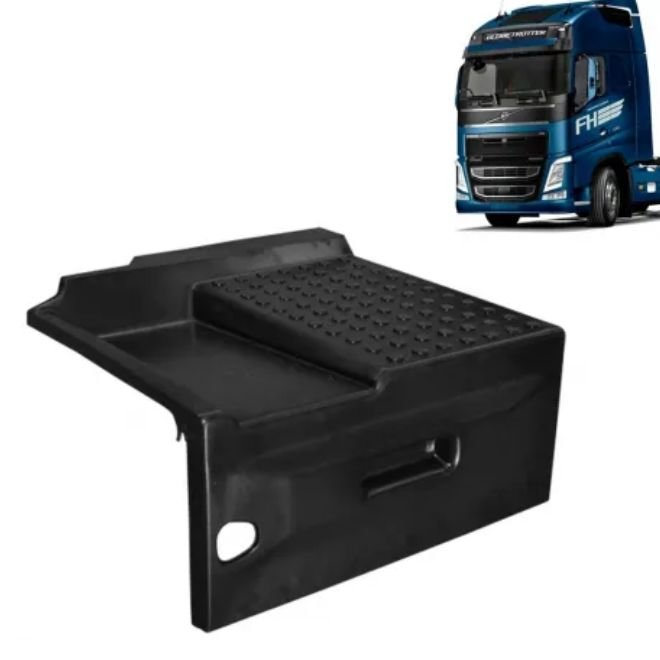 Tampa Bateria Volvo FH 2015-2021 com Furo Chave Geral