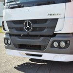 Spoiler Mercedes-Benz Atego Após 2013 18cm Plástico Branco