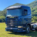 Capa Para-choque Scania T 124 Fibra com Suportes