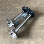 Buzina Dupla Eletropneumática Cromada 12/24V Caminhão