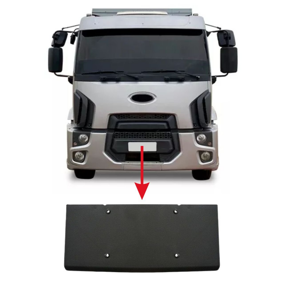 Suporte Placa Dianteira Ford Cargo 2012 BL Fibras