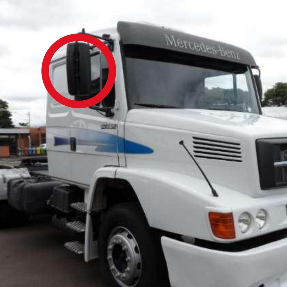 Vidro Espelho Retrovisor Mercedes-Benz LS Atron Plano/Convexo