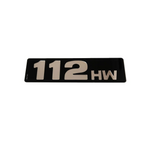 Emblema Scania T 112HW Cabine Acrílico Inox