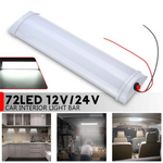 Luminária LED 72 Leds 12W Bivolt Caminhão Ônibus
