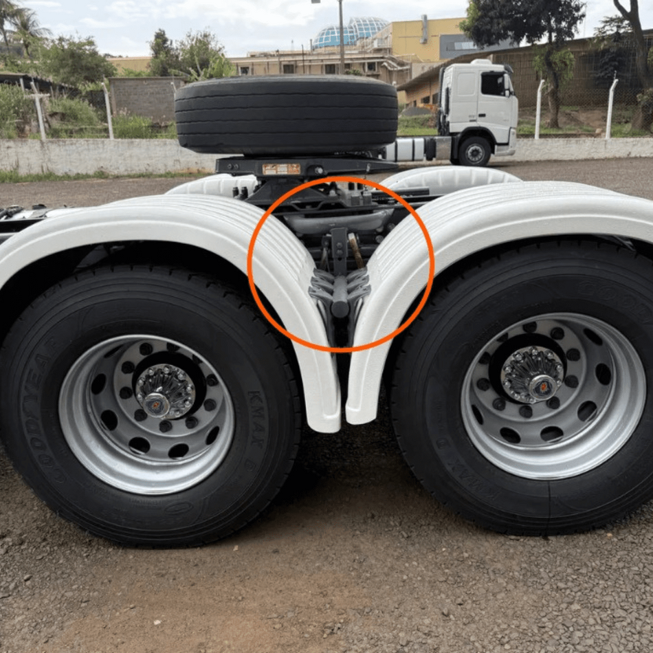 Suporte Para-lama Scania NTG Suspensão Mola Traçado Completo