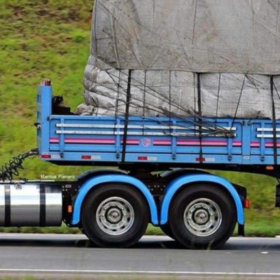 Faixa Adesiva Carreta 4 Eixos Scania 113 - 33 Peças
