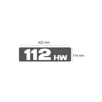 Emblema Scania T 112HW Cabine Acrílico Inox