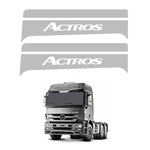 Coluna Escrita Porta Mercedes New Actros Inox
