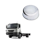 Tampa Cubo Dianteiro Mercedes-Benz Accelo ABS Cromado