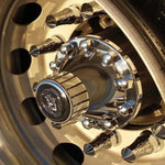 Capa de Porca Roda Fire 32/33mm Kit 10 Unidades Cromado