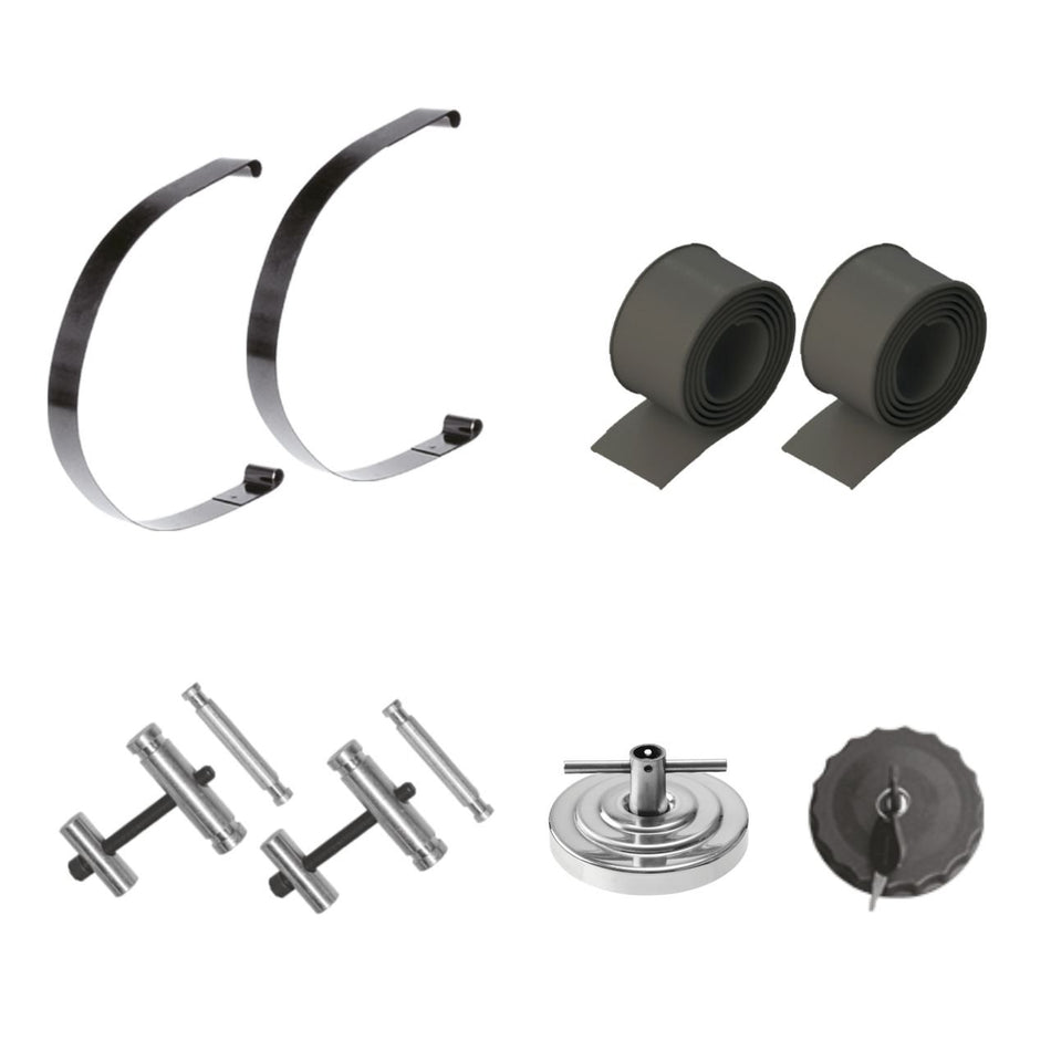 Kit Tanque Combustível Alumínio Redondo DAF XF 660mm
