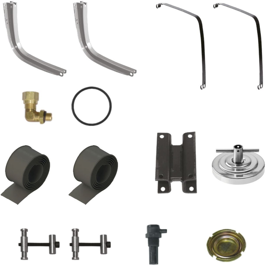 Kit Tanque Combustível 294L Quadrado Scania T R 113 143