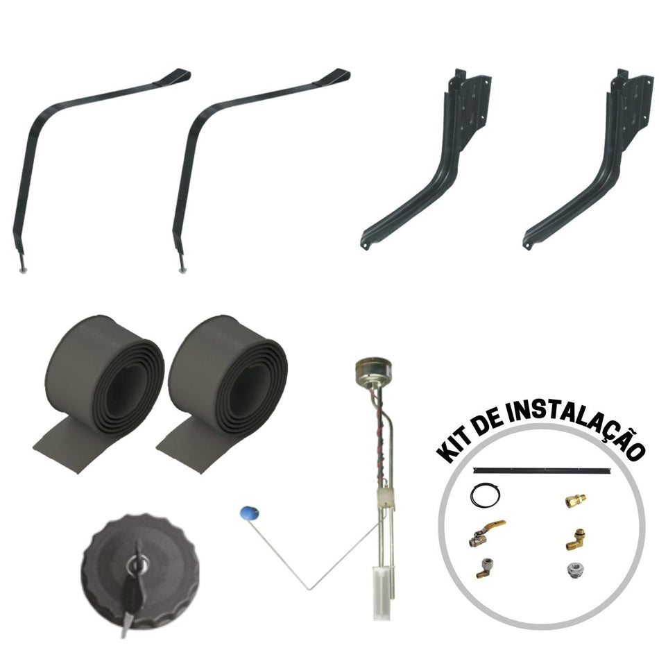 Kit Tanque Combustível Alumínio Mercedes-Benz Axor Completo