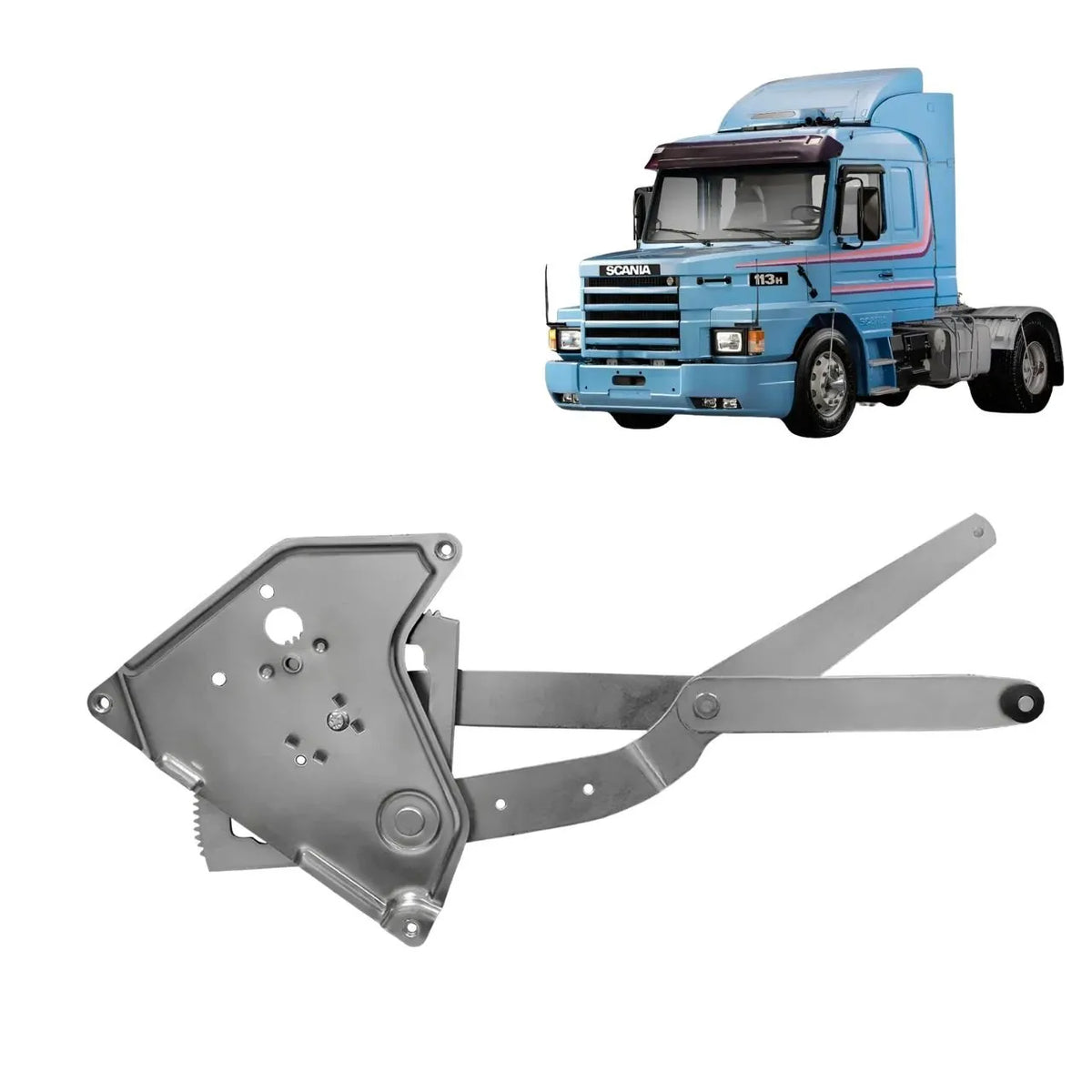 Máquina de Vidro Elétrica - Scania T / R 112 / 113 Sem Motor