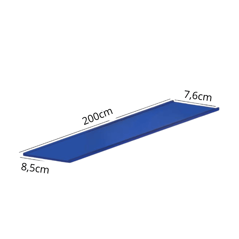 Cinta Borracha Tanque Combustível Azul 76mm x 2m Caminhão