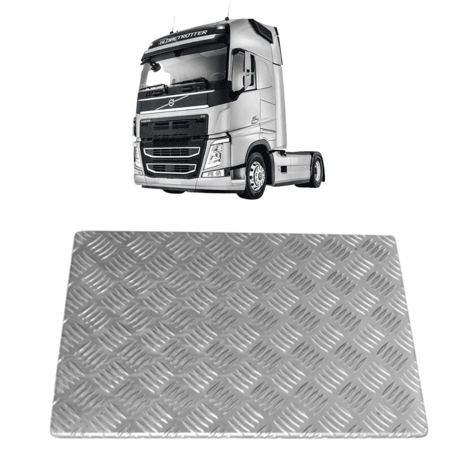 Protetor Tampa Bateria Alumínio Volvo FH FM NH até 2014