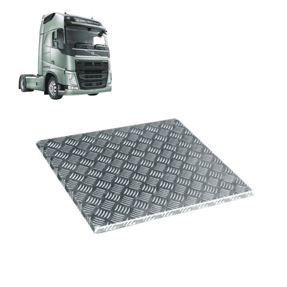 Protetor Alumínio Tampa Bateria Volvo FH 2015-2021 Fabbof