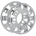 Calota Americana Dianteira Sport Inox Aro 22,5 - Par