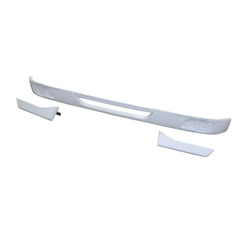 Spoiler Mercedes Atego 20cm Para-choque Metálico Kit 3 Peças